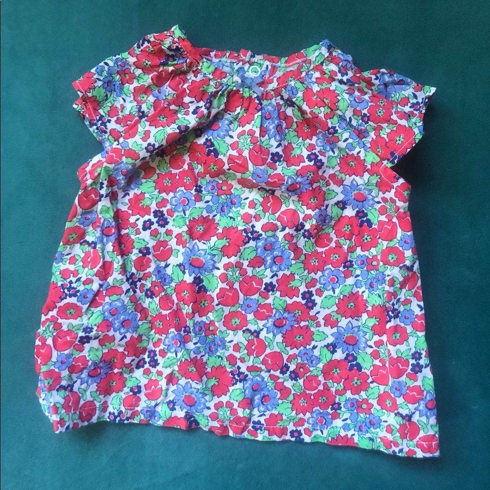 Carters floral print baby top.